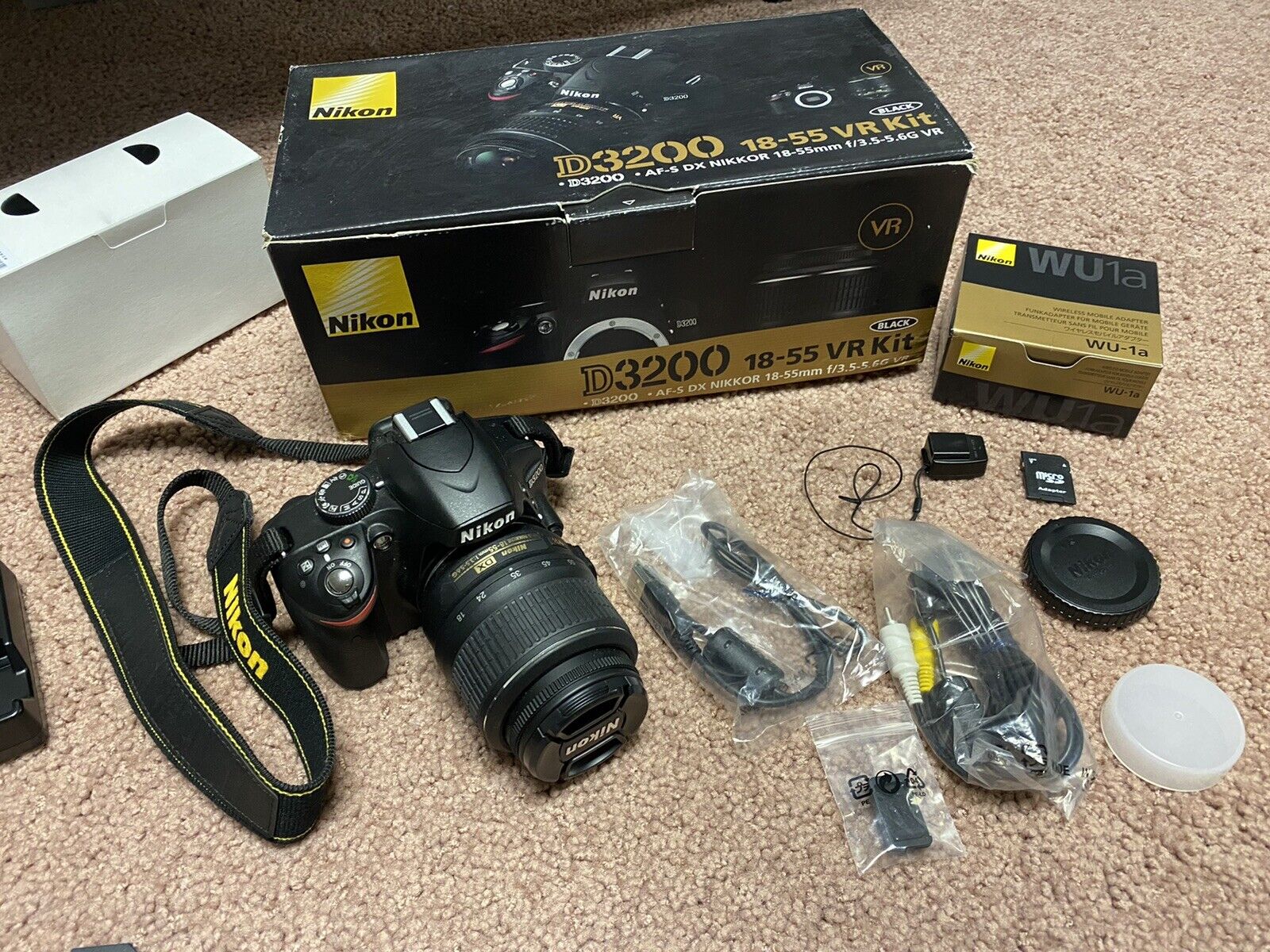 Nikon D3200 AF-S18-55mm GII- DX-VR-1.131 Clicks #excellent #TOP