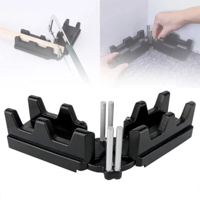 2-in-1 Mitre Measuring Cutting Tool Kit Miter Saw Protector Bevel and Mitre Box