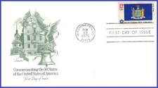 USA4 #1643 U/A ARTMASTER FDC   New York State Flag