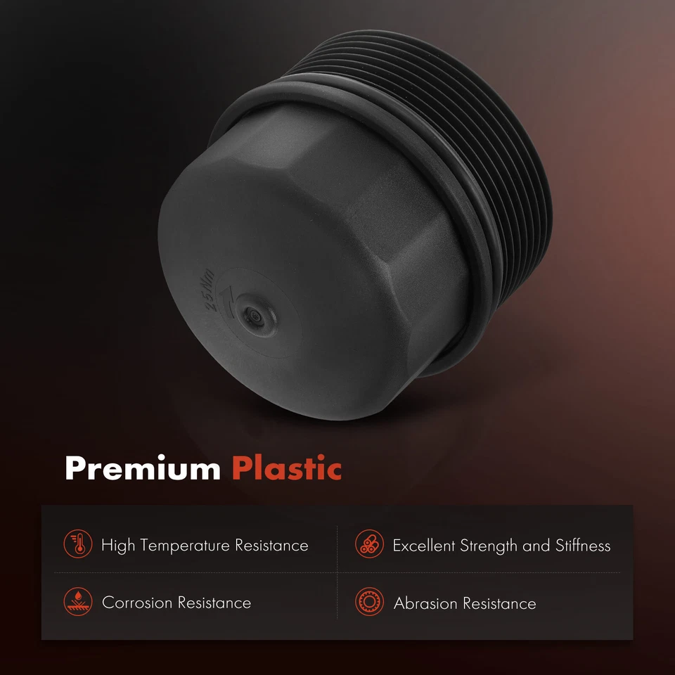 Tapa de cubierta de carcasa de filtro de aceite de motor para Mercedes-Benz C36 AMG CL600 S420 S600 Foto 2 de 4