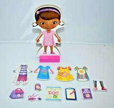Wooden Magnetic Dress Me Up Disney Doc Mcstuffin Figure Toy