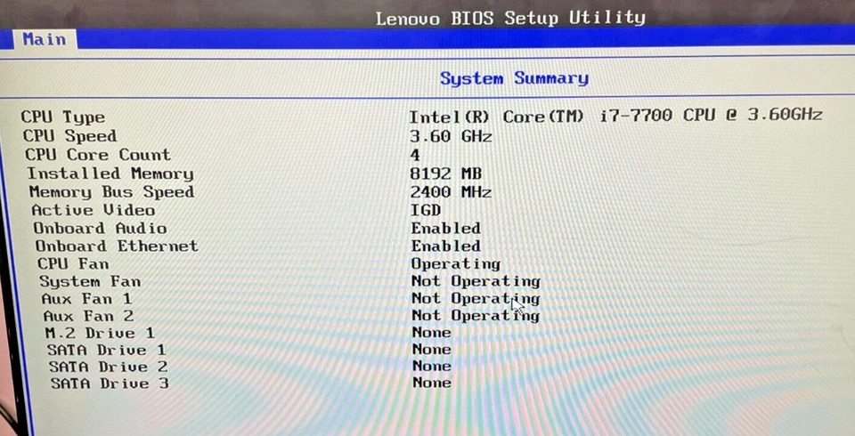Lenovo ThinkCentre M710s SFF PC - i7-7700 - 8GB RAM - 240GB SSD (OFFERS WELCOME) - Image 3 of 4