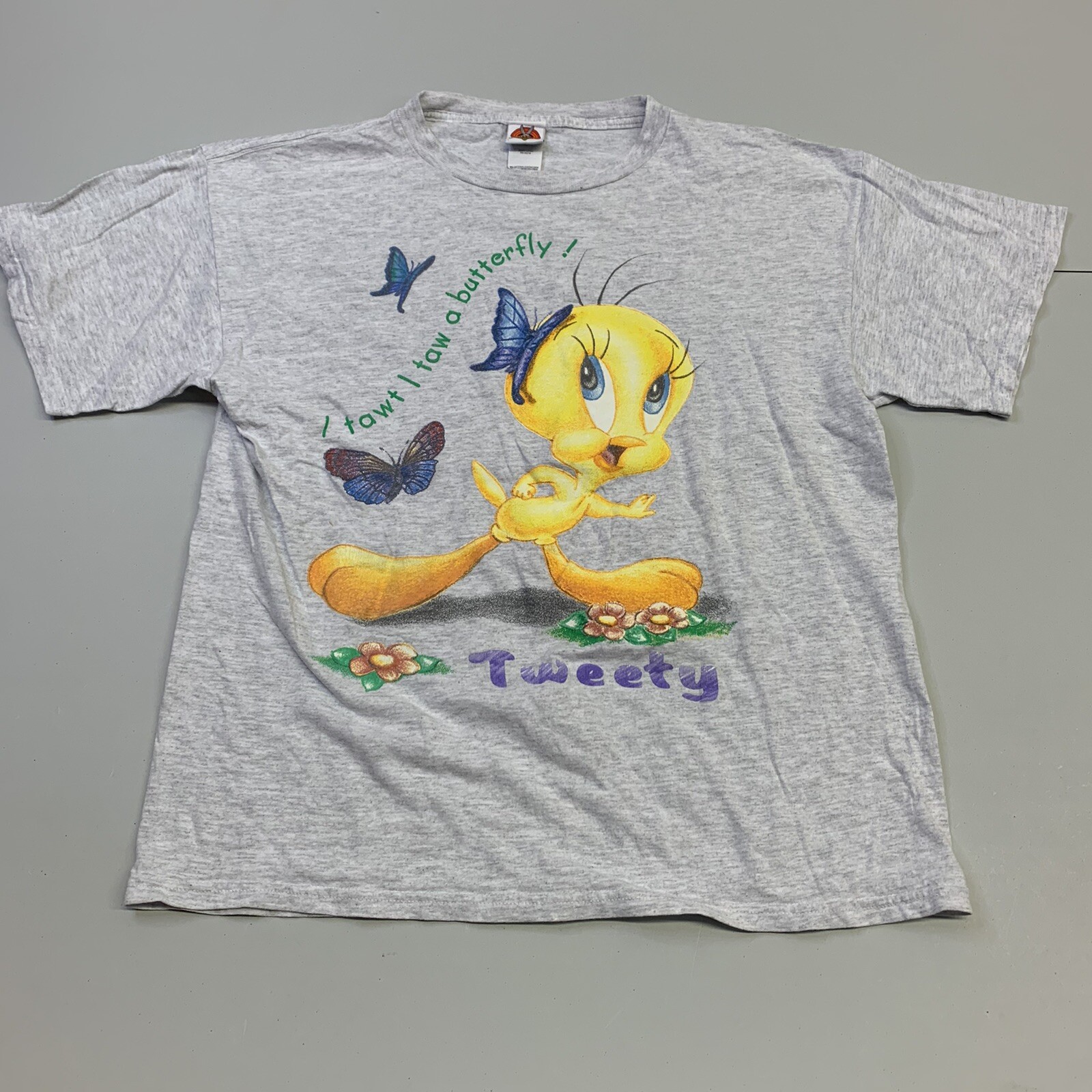 Vintage 90s Tweety Bird Shirt Gray Large Looney Tunes Cartoon TV Movie Graphic | eBay Vintage 90s Tweety Bird Shirt Gray Large Looney Tunes Cartoon TV Movie Graphic | eBay