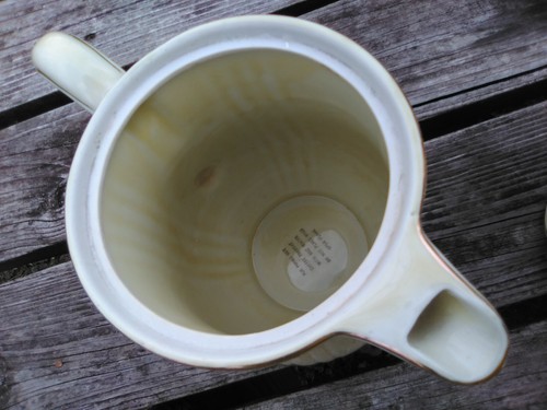 Hall's Kitchenware Pottery Autumn Leaf Rayed 9 Cup Coffee Pot 8 3/4 inches tall - Picture 13 of 24