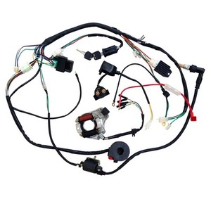 WIRING HARNESS CDI COIL KILL KEY SWITCH 50cc 110cc 125cc ... kill swith 49cc pocket bike wiring diagram 