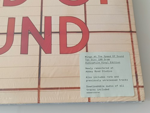 At the Speed of Sound by Paul Mccartney & Wings (Record 2LP, 2014) - Picture 3 of 4