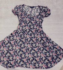 Primark  Dress Size 8  floral  A line fit n flare Casual Holiday tp18