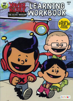 xavier riddle coloring workbook rare unused ebay