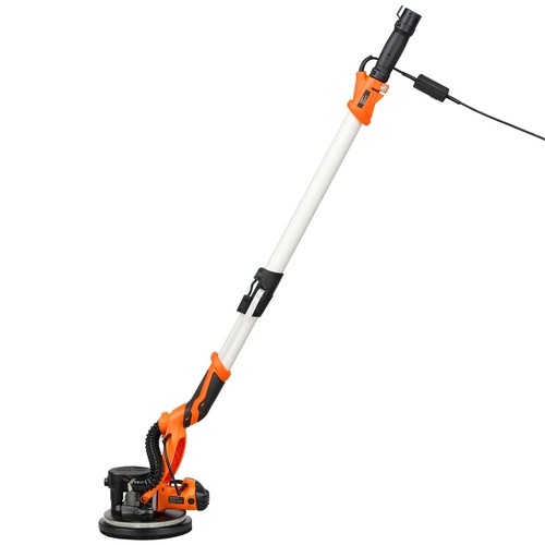 Electric Drywall Sander 1250W 6 Level Speed Foldable with Strip Light Vacuum Bag - Picture 6 of 13
