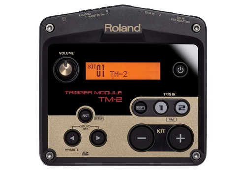 Roland TM-2 Trigger Module Hybrid Drum Black Battery Powered acoustic&electronic - 第 1/6 張圖片