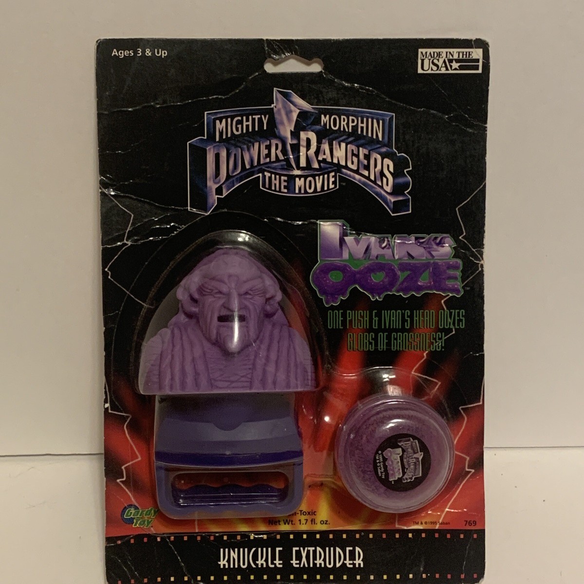 Vintage 1995 Mighty Morphin Power Rangers The Movie Ivan Ooze