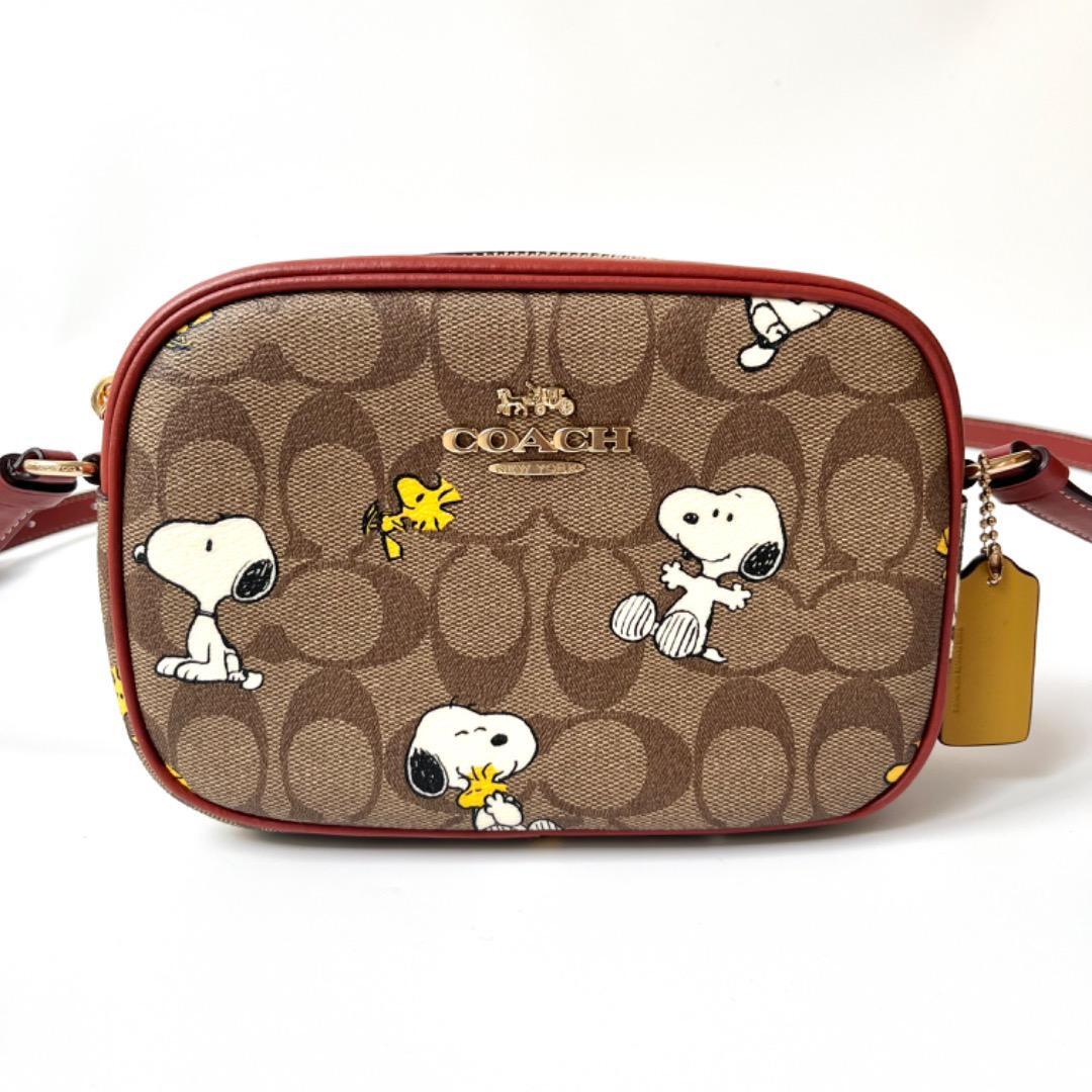 COACH x Peanuts Snoopy Mini Jamie 2-way Camera Bag Signature
