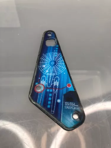 Stern Star Trek NOS Slingshot Plastic Pinball Machine Parts ~ Retro Art