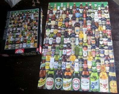 INTERNATIONAL BEER BOTTLES Zipfer & Lapin Kulta jigsaw puzzle Stonehenge & Duvel