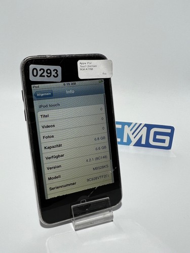 Apple iPod touch 2.Generation 2G 8GB (Displayriss,vgl. Fotos) 2nd Gen IOS #0293 - Bild 3 von 4