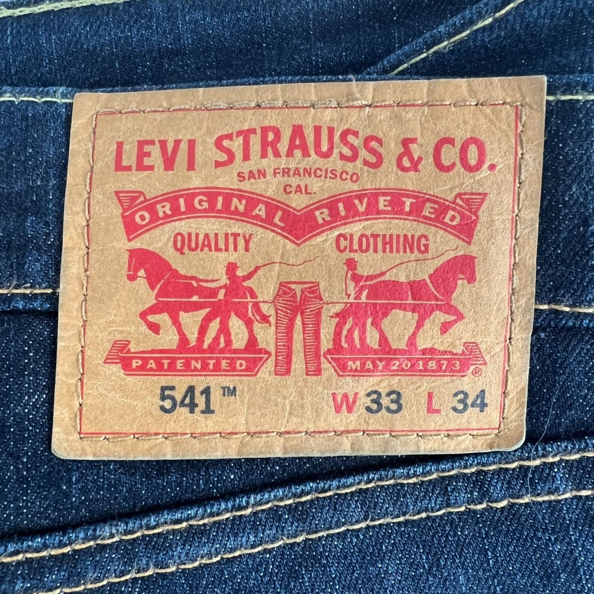 Levi Strauss & Co Mens 541 Denim Blue Jeans Pants 33/34 | eBay
