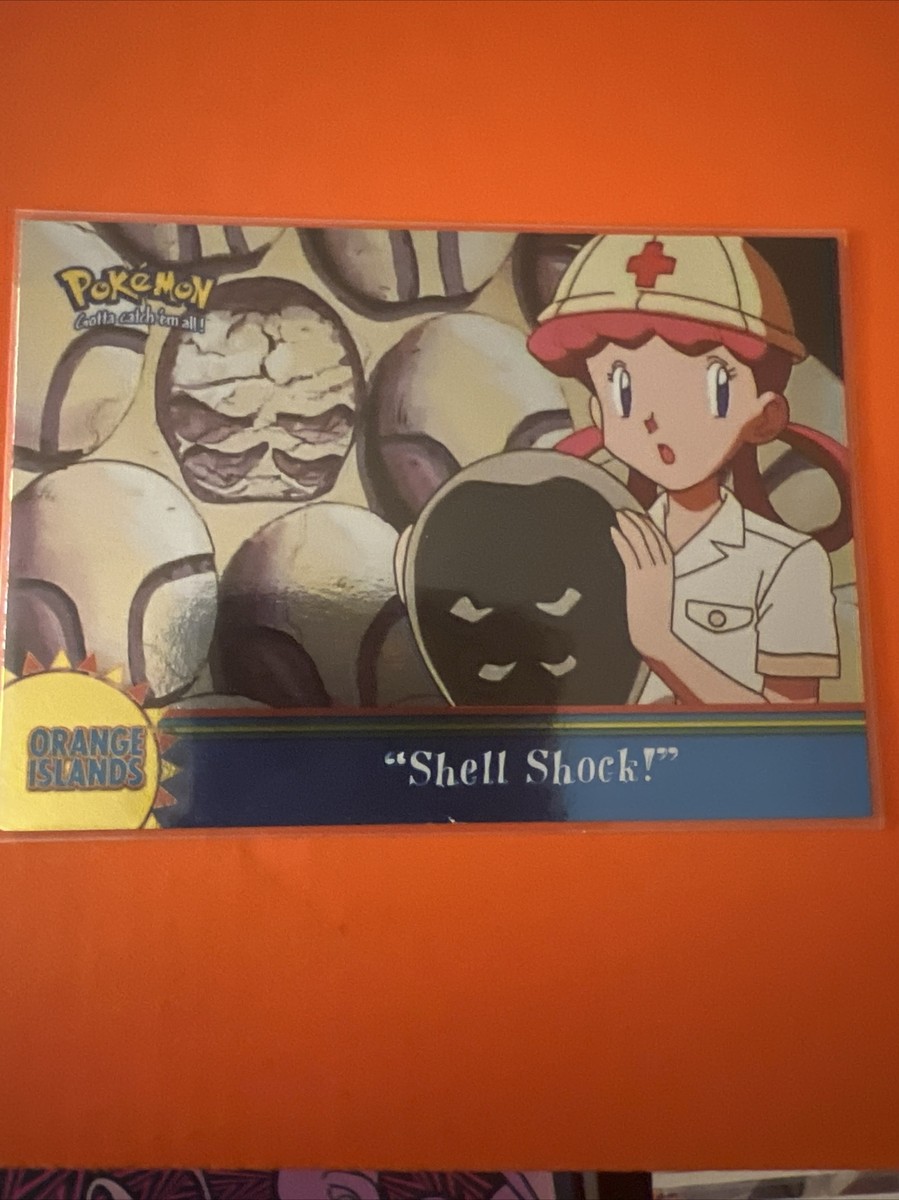 2000 Pokemon Topps Pokemon TV Orange Islands Shell Shock Foil #OR6.