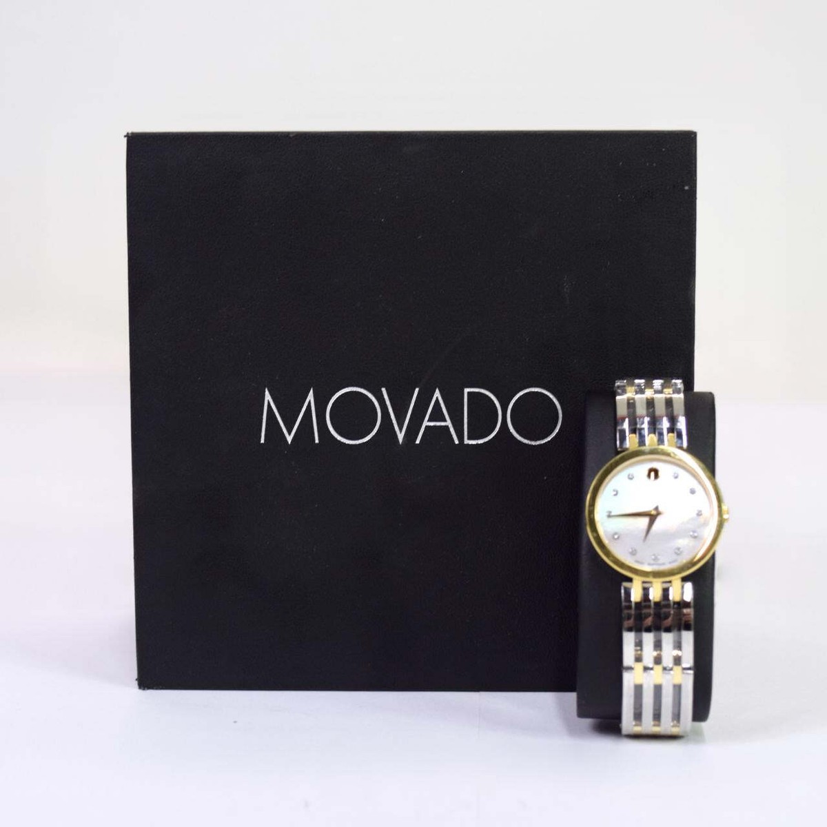 Movado Women's Esperanza 0607305 Two-Tone Mother of Pearl Dial