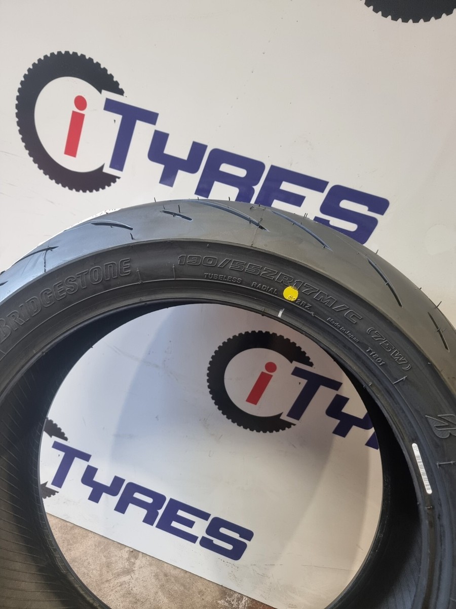 190/55ZR17 75W BRIDGESTONE HYPERSPORT S22 MOTORBIKE