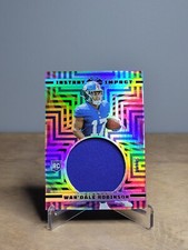2022 Panini Illusions Wandale Robinson  # ll-WR RC Instant Impact Patch Giants