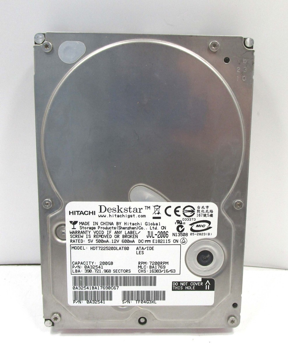 HITACHI Deskstar HDT722520DLAT80 IDE 3.5 HITACHI Deskstar HDT722520DLAT80 IDE 3.5