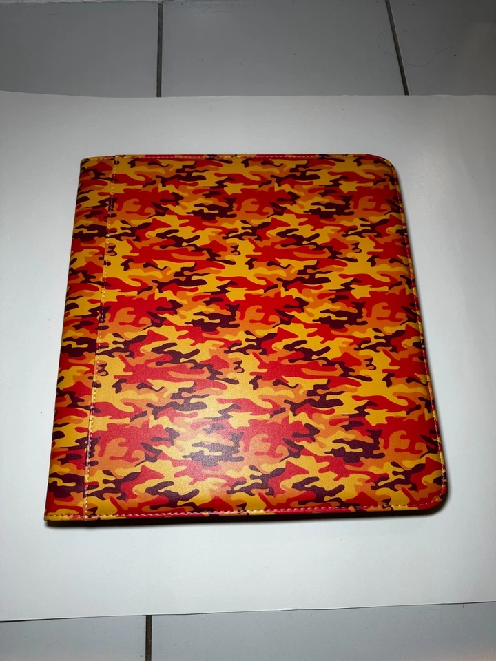 Carpeta de losa PSA tiene capacidad para 60 losas PSA 6 bolsillos almacenamiento de carpeta de tarjetas graduadas - camuflaje Foto 2 de 4