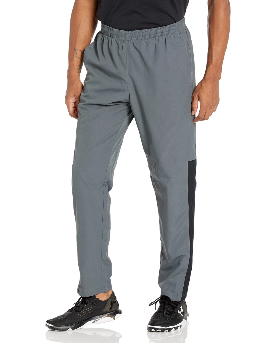 Under Armour 293533 Men's Standard Woven Vital Workout Pants, Gray/Black, M