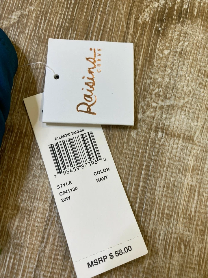 Новый с Ярлыками изюм изгиб бирюзовый золотой горошек купальник танкини верхний крест назад 20 Вт - Изображение 3 из 4