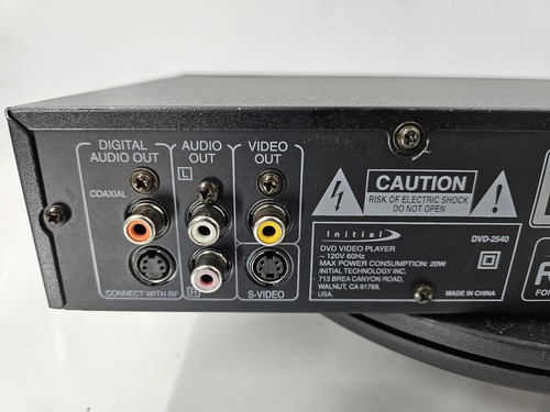 Initial DVD-2540 DVD/MP3/CD/CD-R/CD-RW Player - Tested GC-5259 - Picture 10 of 14