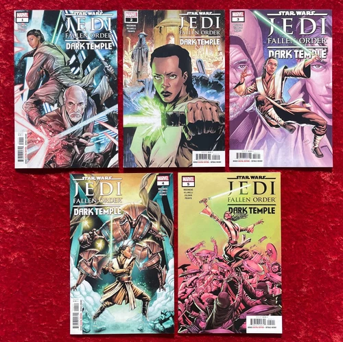 Star Wars Jedi Fallen Order Dark Temple #1-5, 2019; 1st Full Second Sister, more
