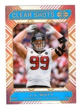 2020 ILLUSIONS CLEAR SHOTS BLUE #10 J.J. WATT 270/299 TEXANS