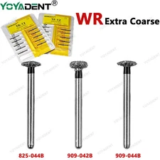 Dental Diamond Burs FG 1.6mm Bur Extra Coarse Grit Wheel Round WR For High Speed