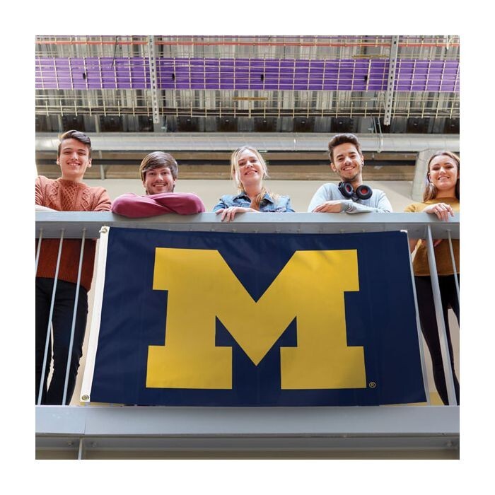 Watch Michigan Wolverines Large College 3x5 Banner Flag