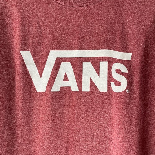 Vans Off The Wall weinrot Herren klassisches Logo Tee T-Shirt Größe Medium - Bild 2 von 7