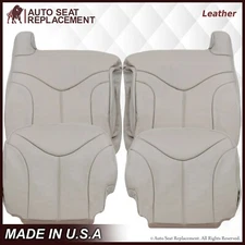 2000 2001 2002 GMC Yukon XL 1500 2500 SLT SLE Leather Seat Cover Tan