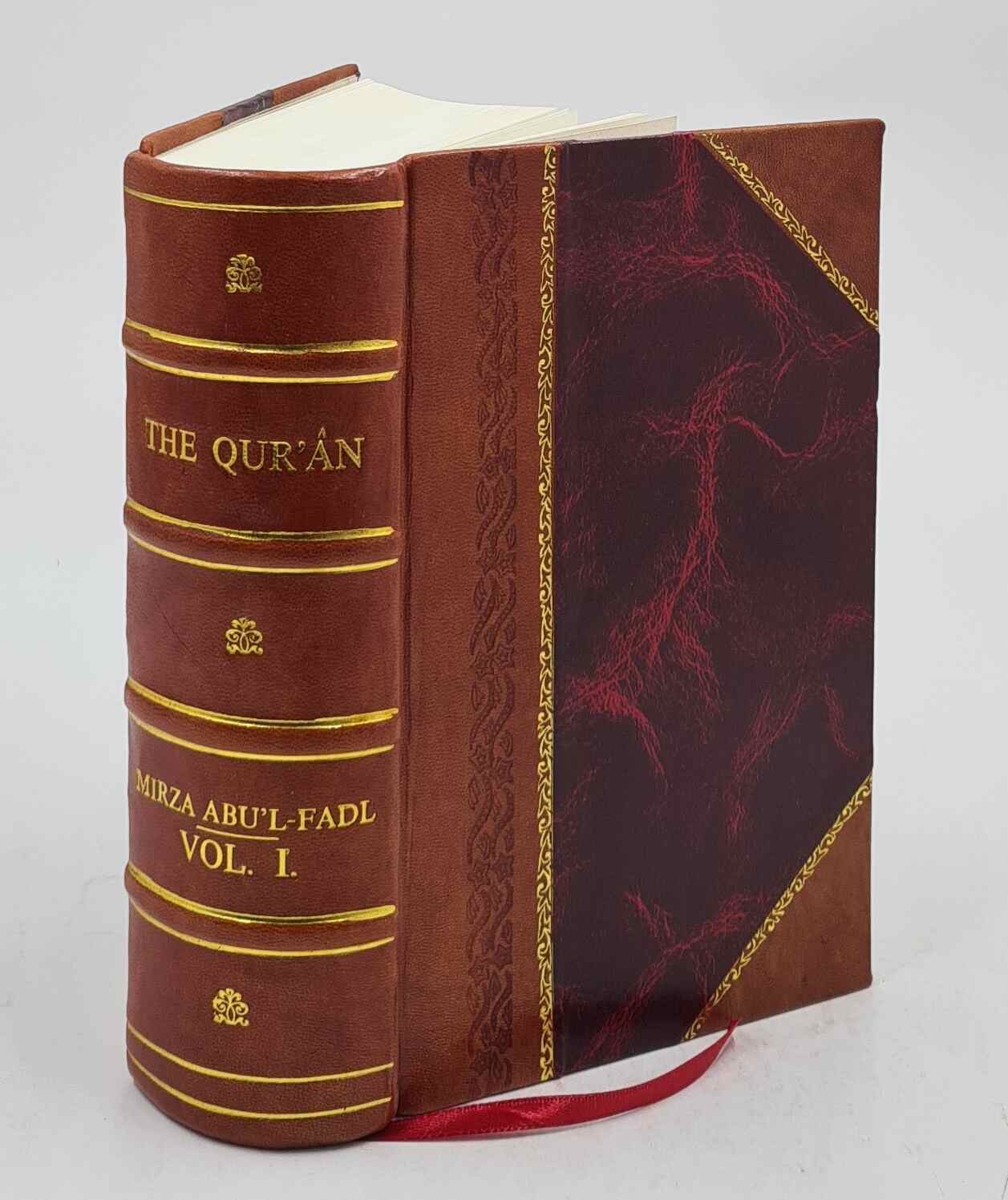 The Quran Arabic Text with English Translation Vol 1 Leather Bound 1911 Edition