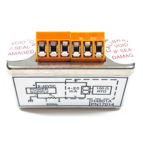 Honeywell H4801A-Z-0 Temperature Transmitter, -100/100°F, DYE7286, 9-45VDC - Picture 4 of 5