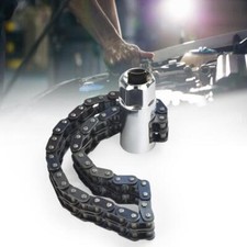 Adjustable Oil Filter Remover Removal Installer Tool Chain Wrench Heavy Duty