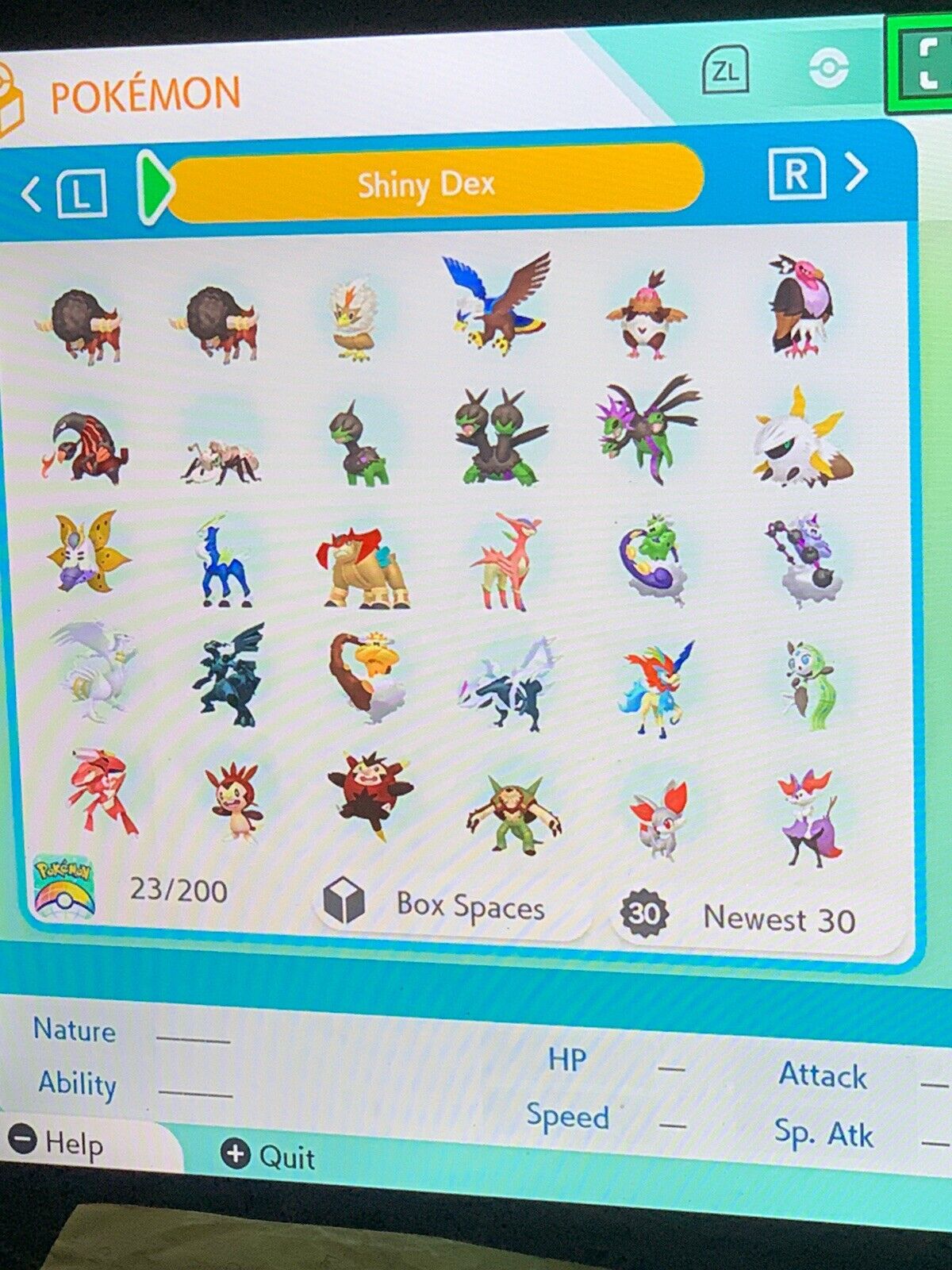 Pokemon Home 957 Gen 1-7 SHINY Living Full Complete Pokedex Rare Events  FAST 6IV