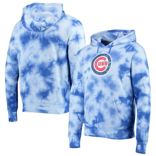 Herren Chicago Cubs New Era Royal Batik Pullover Hoodie - Bild 1 von 3