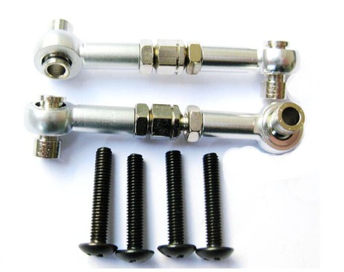 Aluminum Alloy metal Upgrade DIY parts Silver Fit For 1/10 HPI WR8_flux Rc Car - Picture 21 of 34
