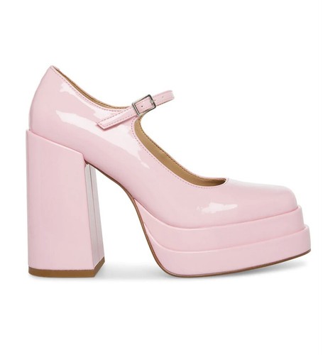 Steve Madden Heels Gabrielle Pink Patent Size 8 | eBay