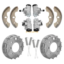 Front Brake Drums Wheel Cylinders Kit for Honda Foreman 400 450 TRX400FW TRX450