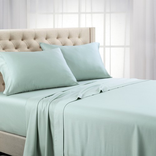 Cal-King Size Bed Sheet Set- 22" Super Deep Pocket Solid 1000TC Cotton Sheet Set - 第 20/20 張圖片