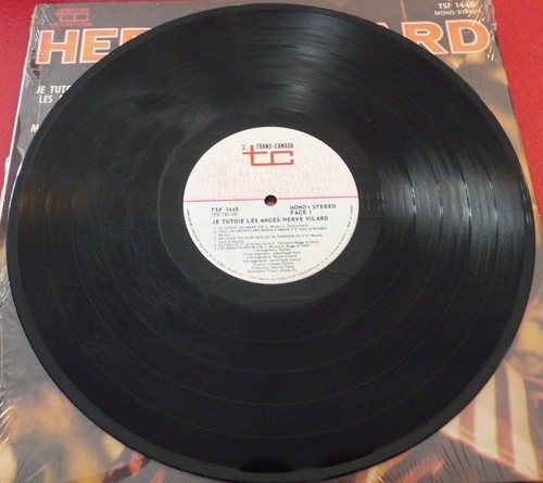 *Album LP vinyl Hervé Vilard Je Tutoie les Anges ! Trans-Canada Records - Imagen 3 de 4