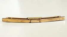 Vintage Swank  12k Gold Filled Bow Collar Holder Bar Tip 2-1/8"