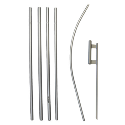 Flagpole /& Ground Spike Kit Brake Service Swooper Feather Flag