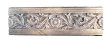 Trim molds set 2 plastic travertine border moulds plaster cement 12"x4"x1/3"