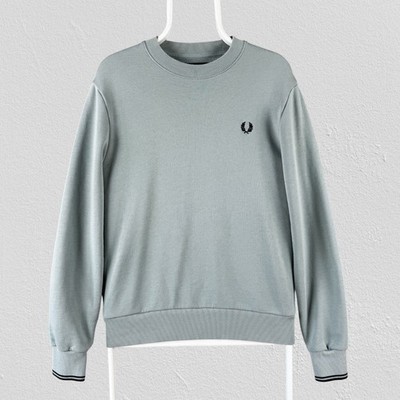 Fred Perry hellblau Sweatshirt Pullover Herren Größe M