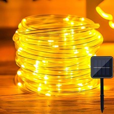 Solar Rope Lights 33FT 100LED Outdoor Solar String Lights IP65 Waterproof